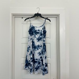 Tie dye silky/light dress